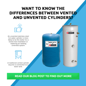 What are the differences between vented and unvented cylinders