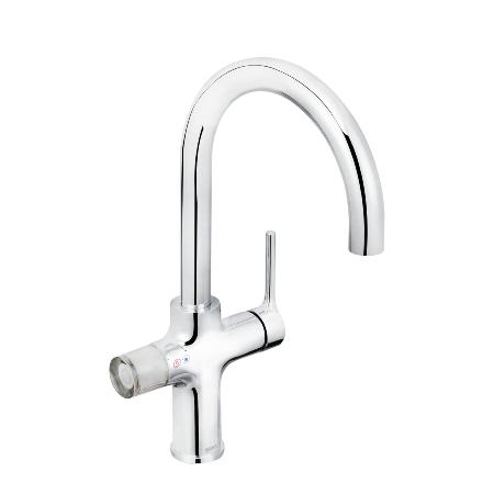 An image of Bristan Gallery Rapid Boiling 4-In-1 Chrome Kitchen Sink Mixer Tap GLL RAPSNK4 S...