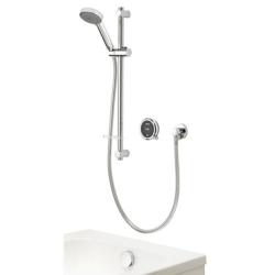 Aqualisa Quartz Touch Smart Shower Diverter Concealed Adjustable Head with Bath Overflow Filler