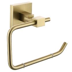 Bristan Square Toilet Roll Holder Brushed Brass SQ ROLL BB