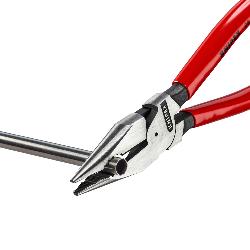 Knipex Needle-Nose Combination Pliers Plastic Coated Black Atramentized 185mm 08 21 185