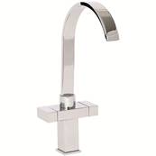 Highlife Arran Twin Lever Sink Mixer Chrome 13831