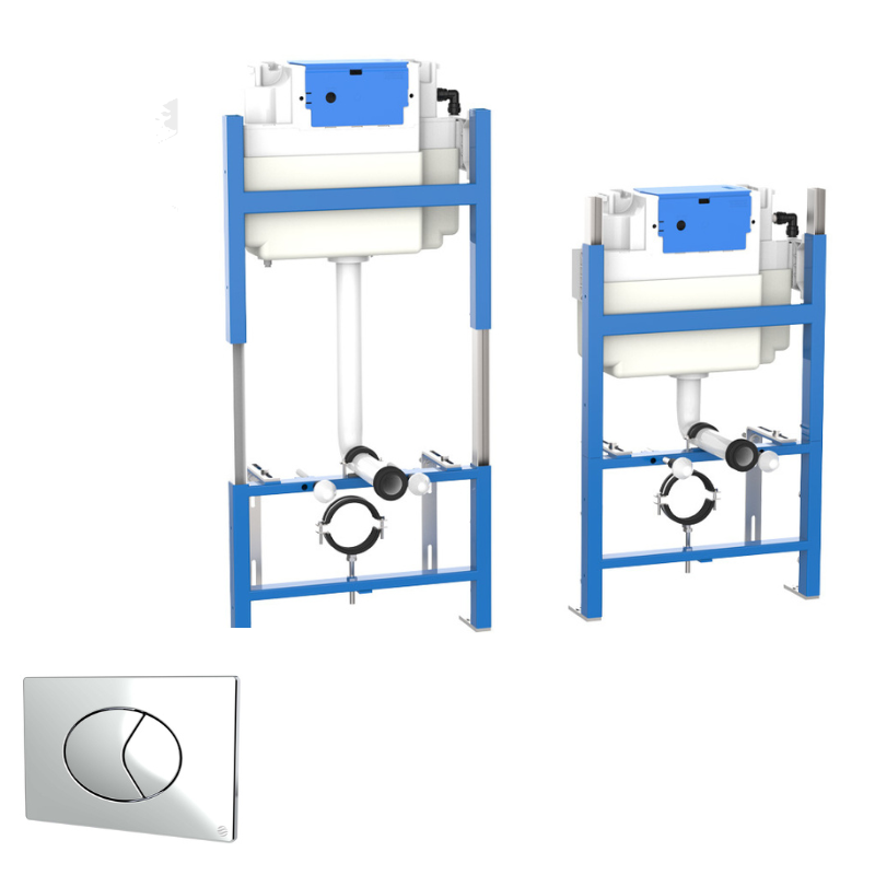 An image of Thomas Dudley Illusion A adjustable Wc frame with oyster plate 325470