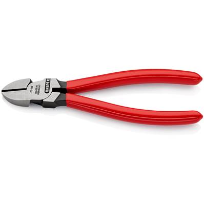 An image of Knipex Diagonal Cutter Plastic Coated Black Atramentized 160mm 70 01 160