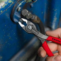 Knipex TwinGrip Front & Side Gripping Pliers Plastic Coated Grey Atramentized 150mm 82 01 150