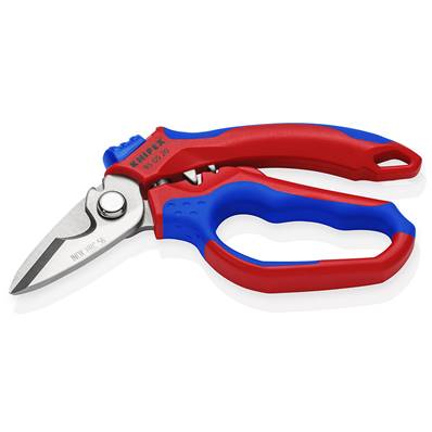 An image of Knipex Sb Angled Electricians Scissors / Shears Multi-component Grips 160mm 95 0...