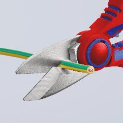 Knipex SB Electricians' Shears Multi-component Grips 190mm 95 05 10