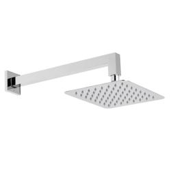 Vado Aquablade Square Slimline Shower Head with Arm 200mm (8")AQB-SQ/20/SA/A-C/P