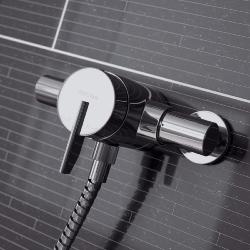 Bristan Sonique 2 Thermostatic Surface Mounted Shower Valve with Adjustable Riser - SOQ2 SHXAR C