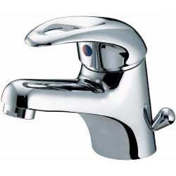 Bristan Java Basin Mixer with Side Action Pop-up Waste - Chrome J BASSW C