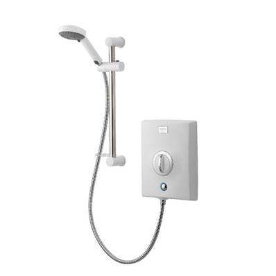 Aqualisa Electric Shower 8.5kW Quartz White/Chrome QZE8521