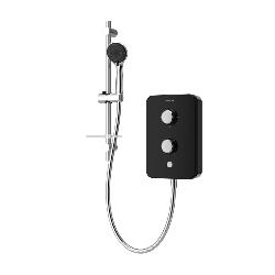 Aqualisa E2 Electric Shower with 3 Mode Handset 9.5kW in Black E2B95