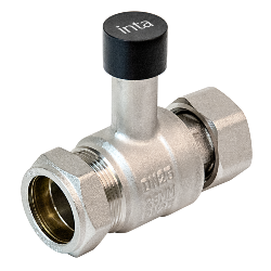 Inta 1" Female Swivel X 28mm Extended Ball Valve HPBV28