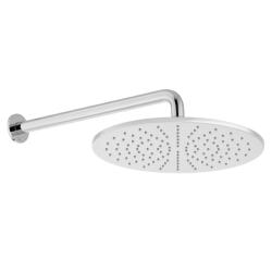 Vado Nebula Round Shower Head 300mm (12”) Diameter + Arm NEB-RO/30-SA-CP