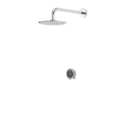 Aqualisa Quartz Touch Smart Concealed with Fixed Wall Head - Gravity Pumped QZST.A2.BR.20