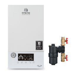 Strom 11kW Single Phase Electric Combi Boiler with Filter WBSP11C10