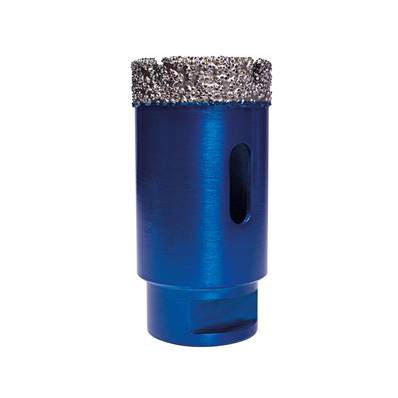 Vacuum Brazed Diamond Tile Drill Bit 32mm - Slotted Barrel (M14 Fit) XCEL Grade TDXCEL32