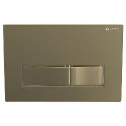 Viva Skylo Ultra24 Brushed Brass Dual Flush Plate ULTRA24
