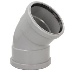 Davant 135Ø DS Bend 110mm Light Grey Pushfit SPLG0007