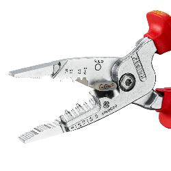 Knipex Wire Stripper Metric Insulated Multi-component Grips VDE Chrome-plated 200mm 13 76 200 ME