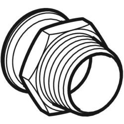 Geberit Mapress Copper Adaptor with Male Thread: CC499K, d=35mm, R=1 1/4" - 61709