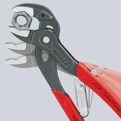 Knipex SmartGrip Water Pump Pliers with Automatic Adjustment Grey Atramentized 250mm 85 01 250
