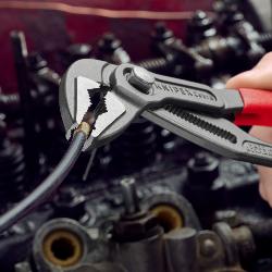 Knipex Cobra ES Water Pump Pliers Extra-slim Plastic Coated Grey Atramentized 250mm 87 51 250