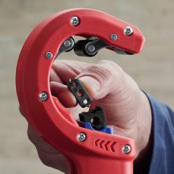 Knipex DP50 Pipe Cutter for Thin-walled Plastic Drain Pipes 32/40/50mm 90 23 01 BK