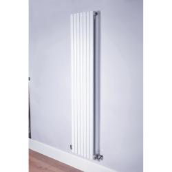 DQ Heating Cove Double Vertical Radiator 1500 x 295 in White