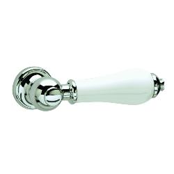 Heritage Traditional Cistern Lever Chrome/White CPC00