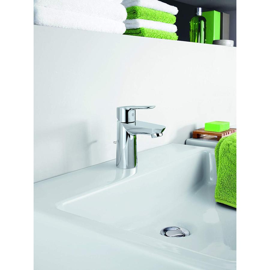GROHE BauEdge Single Lever Mono Basin Mixer Tap Chrome 23330000