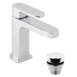 Vado Life Slimline Mono Basin Mixer + Universal Waste LIF-200/CC-CP