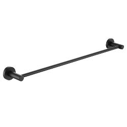 Bristan Round Towel Rail Brass Black RD RAIL BLK