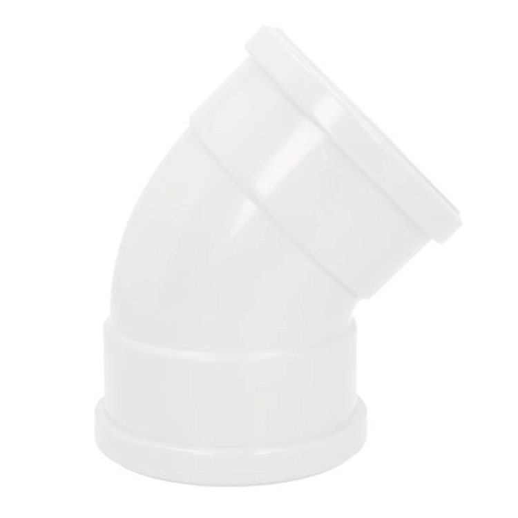 An image of Davant 135ø Ds Bend 110mm White Pushfit Spw0007