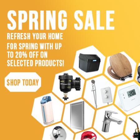 Spring promo up to 20% off